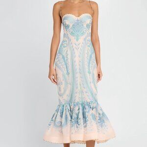 Zimmermann Women's Blue Paisley Illuminate Maxi Dress
